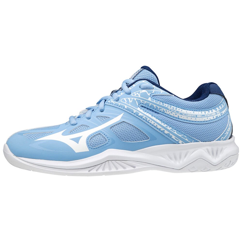 Mizuno Women's Volleyball Shoes Blue/white Thunder Blade 2 Shoes - V1GC197029